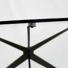 Masuta de cafea cu blat rotund din sticla Made in Italy - Siste Viadurini