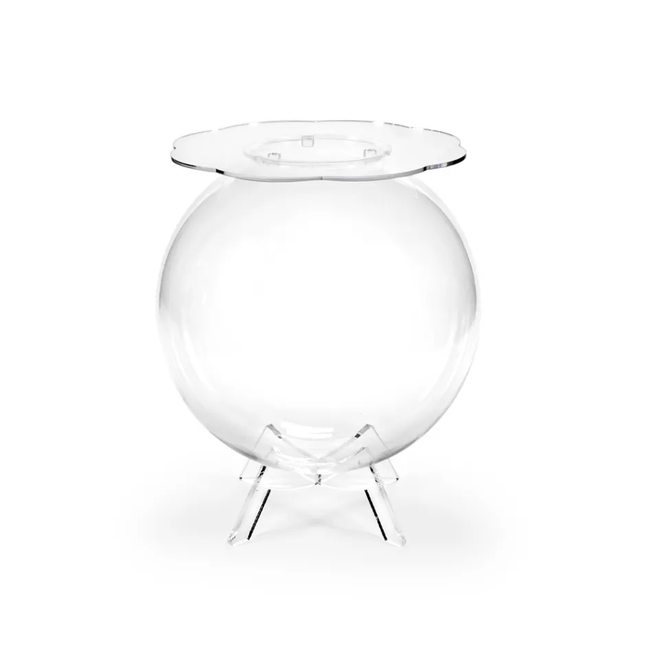 Masa multifunctionala pentru containere din plexiglas transparent Made in Italy - Scar Viadurini