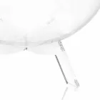 Masuta de cafea / albastru rotund container Biffy, design modern made in Italy Viadurini