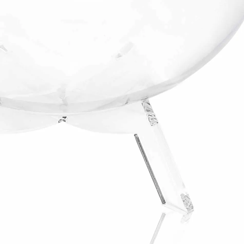 Masuta de cafea / albastru rotund container Biffy, design modern made in Italy Viadurini