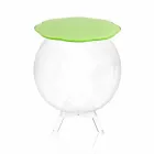 Cafea / verde recipient rotund Biffy, design modern, realizate în Italia Viadurini