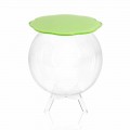 Cafea / verde recipient rotund Biffy, design modern, realizate în Italia