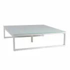 Masă laterală exterioară cu design pătrat 2 dimensiuni 3 Finisaje - Julie Viadurini