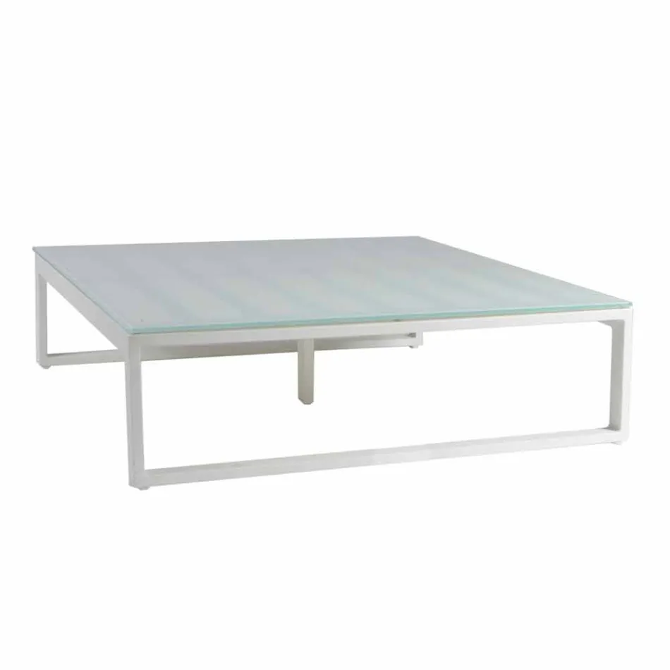 Masă laterală exterioară cu design pătrat 2 dimensiuni 3 Finisaje - Julie Viadurini