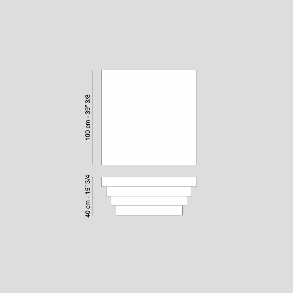 Design de masa de cafea din fibre de lemn Cafea Silhouette Cadeau Viadurini