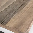 Masuta de cafea din otel Homemotion si blat din lemn de salcam - Zalma Viadurini