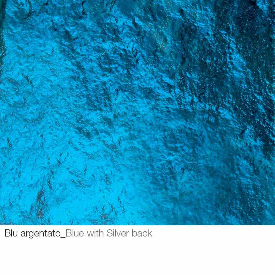 Masuta de cafea din cristal si metal forjat Made in Italy - Montebianco Viadurini