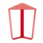 Măsuță de cafea din metal colorat cu design italian modern - Yasmine Viadurini