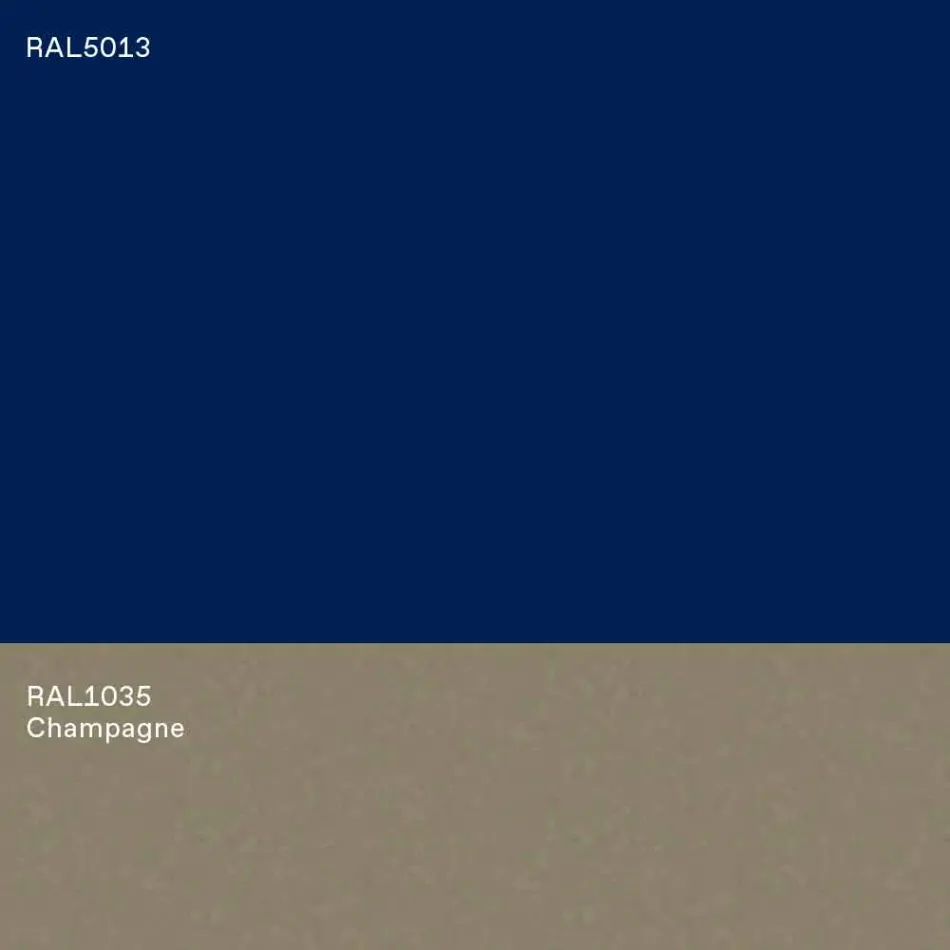 Masă de cafea modernă, cu design scăzut, albastru sau burgund cu inel - Lok Viadurini