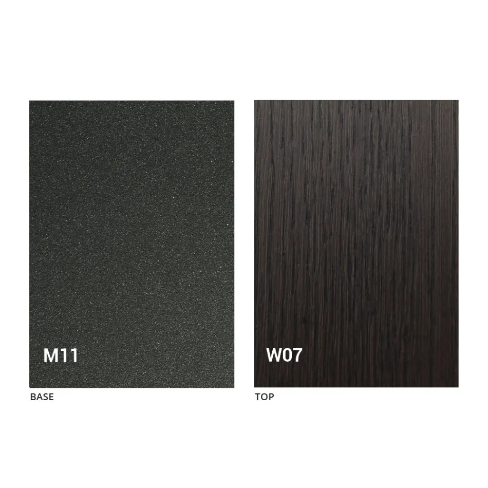 Masă de cafea transformatoare modernă din lemn și metal Made in Italy - Fabio Viadurini