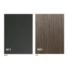 Masă de cafea transformatoare modernă din lemn și metal Made in Italy - Fabio Viadurini