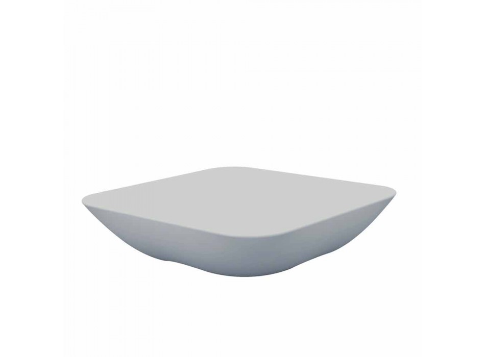 Pillow Vondom masă de cafea în aer liber, design modern, 67x67 cm Viadurini