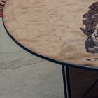 Masuta de cafea rotunda din sticla pentru design living 3 marimi - Imolao Viadurini