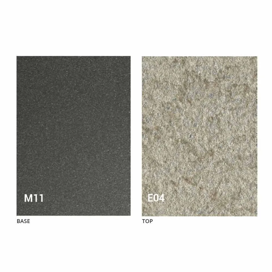 Masuta de cafea transformabila cu efect de mortar Top Made in Italy - Romantic Viadurini