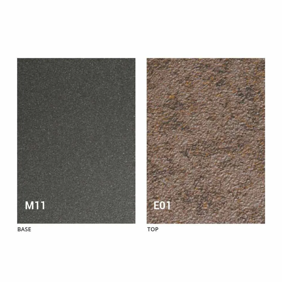 Masuta de cafea transformabila cu efect de mortar Top Made in Italy - Romantic Viadurini