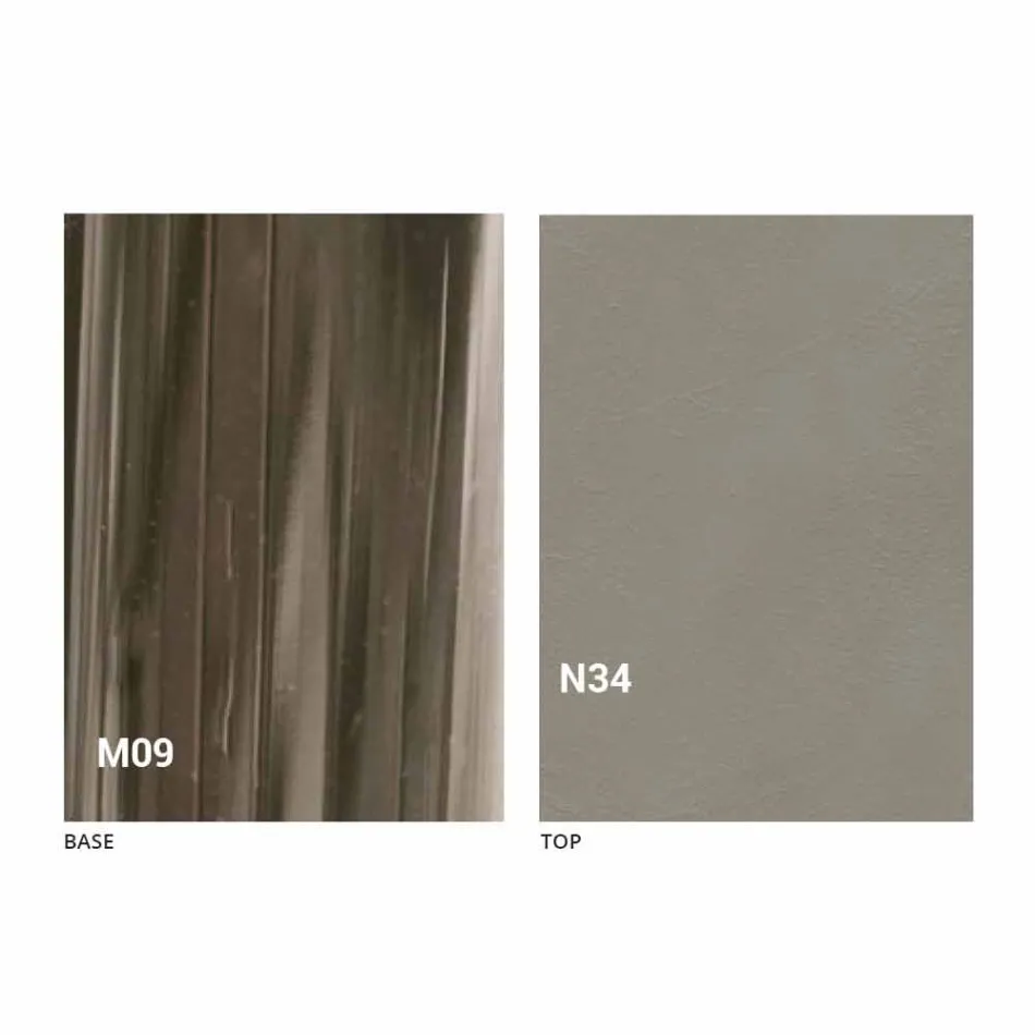 Masa de cafea moderna transformabila din lemn si metal Made in Italy - Gabri Viadurini