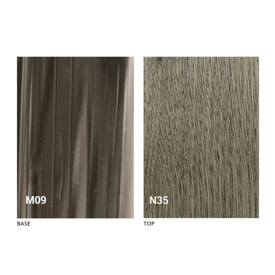 Masa de cafea moderna transformatoare din lemn si metal Made in Italy - Gabri Viadurini