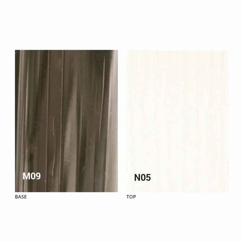 Masa de cafea moderna transformabila din lemn si metal Made in Italy - Gabri Viadurini