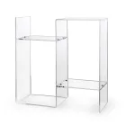 Masa de canapea din plexiglas transparent sau fum Made in Italy - Janne Viadurini