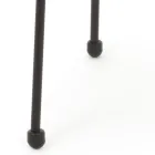 Masuta de cafea din otel pentru exterior cu blat din sticla de design - Spumolizia Viadurini