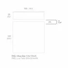 Mese de cafea în aer liber din aluminiu și laminat pătrat negru - Suave by Vondom Viadurini