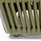 Masuta de cafea de exterior din aluminiu si tesatura - Eugene Viadurini