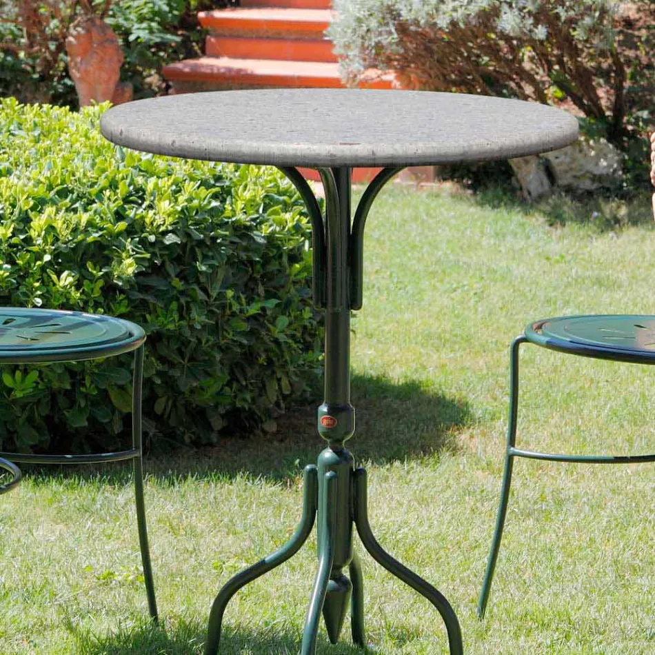 Masă de cafea în aer liber realizată manual în Italia - Livigno Viadurini