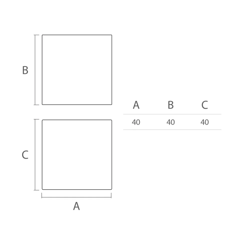 Masuta de cafea Bright Outdoor din polietilena alba Made in Italy - Derti Viadurini