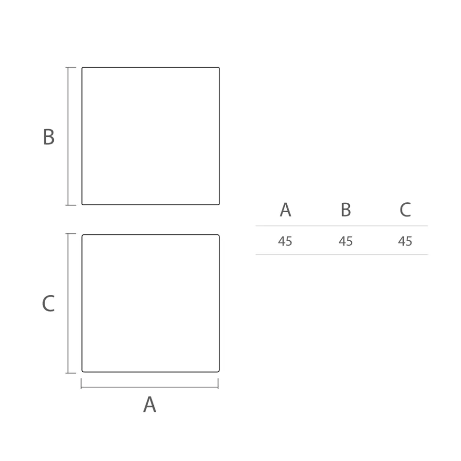 Masuta de cafea Bright Outdoor din polietilena alba Made in Italy - Derti Viadurini