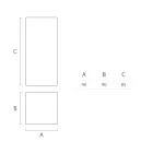 Masuta de cafea Bright Outdoor din polietilena alba Made in Italy - Derti Viadurini