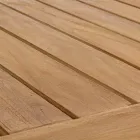 Masă de exterior modernă din lemn de tec Homemotion - Luanaedmea Viadurini