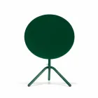 Masă rotundă din metal exterior și tablă realizată în Italia - Alberic Viadurini