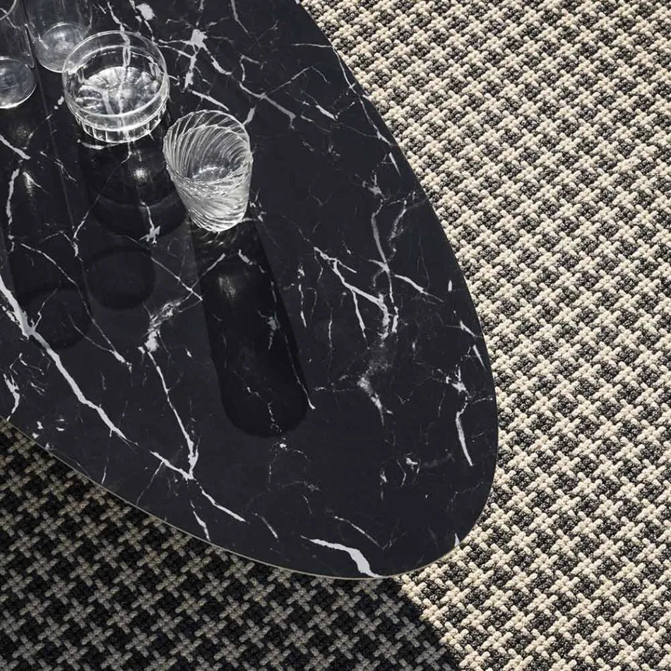 Masuta de cafea pentru exterior Structura din otel Fabricata in Italia - Incepe de Myyour Viadurini