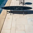 Masuta de cafea pentru exterior Structura din otel Fabricata in Italia - Incepe de Myyour Viadurini