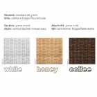 Cafea Garden 56x56 cm polietilenă țesute manual Ciad Viadurini