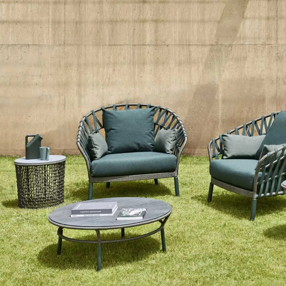 Baza masuta de cafea de gradina din aluminiu Made in Italy - Emma by Varaschin Viadurini