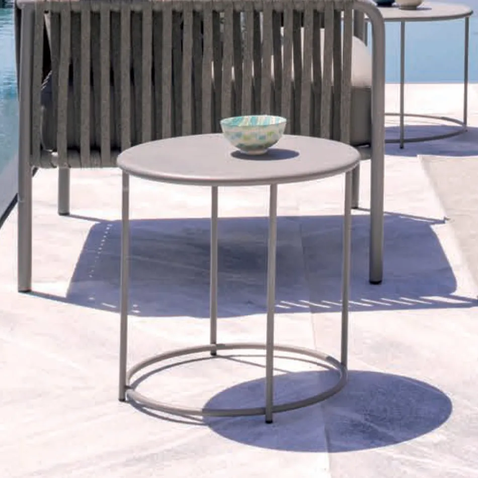 Masuta de cafea de gradina din otel galvanizat de diverse dimensiuni Made in Italy - Brienne Viadurini