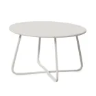 Masuta de cafea de gradina din otel galvanizat Made in Italy - Brienne Viadurini