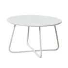 Masuta de cafea de gradina din otel galvanizat Made in Italy - Brienne Viadurini