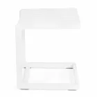 Masă de cafea de grădină din aluminiu vopsit Homemotion, 2 bucăți - Rodric Viadurini