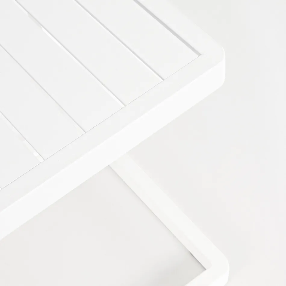 Masuta de cafea de gradina din aluminiu vopsit, Homemotion, 2 bucati - Rodric Viadurini