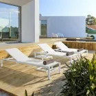 Masuta de cafea de gradina din aluminiu vopsit, Homemotion, 2 bucati - Rodric Viadurini