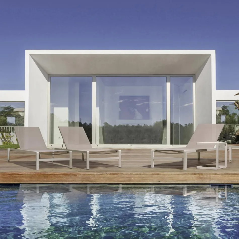 Masuta de cafea de gradina din aluminiu vopsit, Homemotion, 2 bucati - Rodric Viadurini