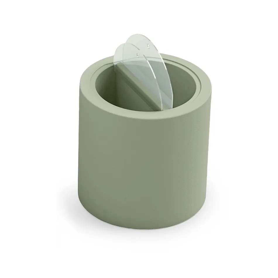 Masuta de cafea de gradina din polietilena cu container Made in Italy - Stracco Viadurini