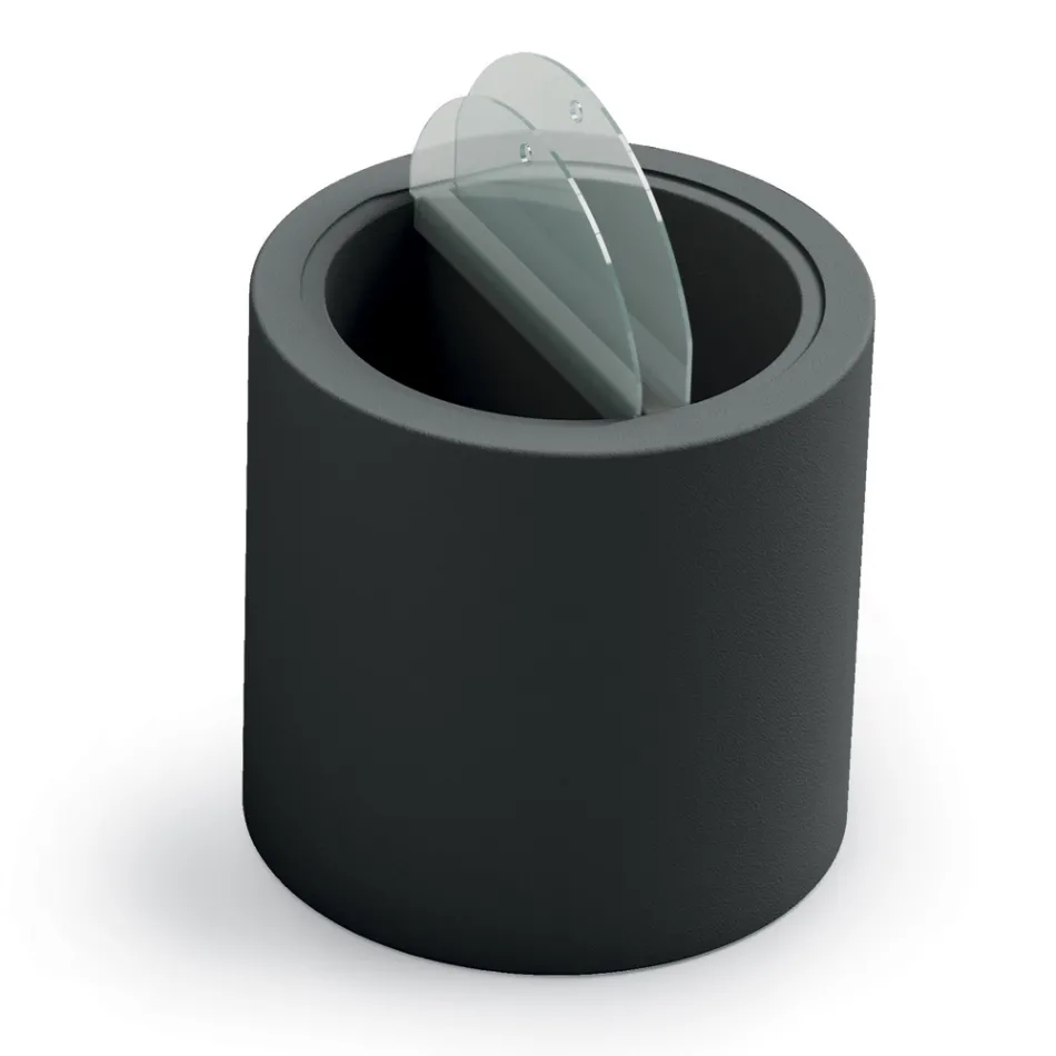 Masuta de cafea de gradina din polietilena cu container Made in Italy - Stracco Viadurini