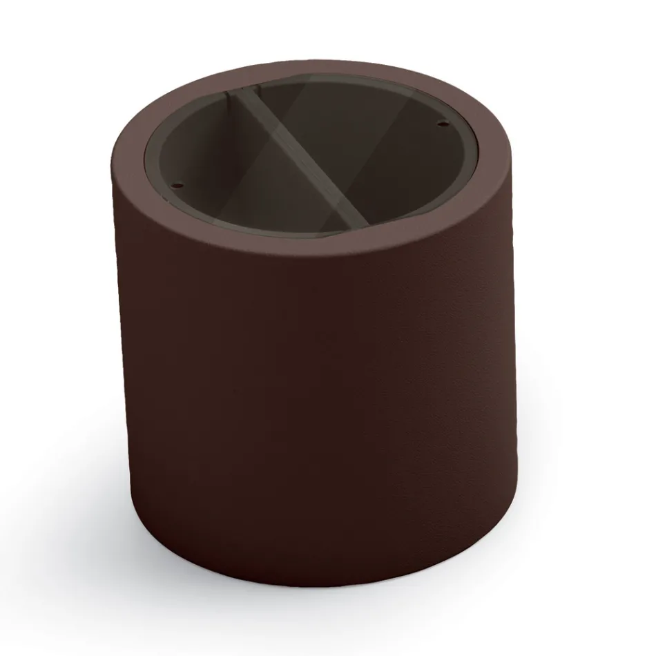 Masuta de cafea de gradina din polietilena cu container Made in Italy - Stracco Viadurini