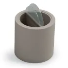 Masuta de cafea de gradina din polietilena cu container Made in Italy - Stracco Viadurini