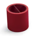 Masuta de cafea de gradina din polietilena cu container Made in Italy - Stracco Viadurini