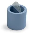 Masuta de cafea de gradina din polietilena cu container Made in Italy - Stracco Viadurini