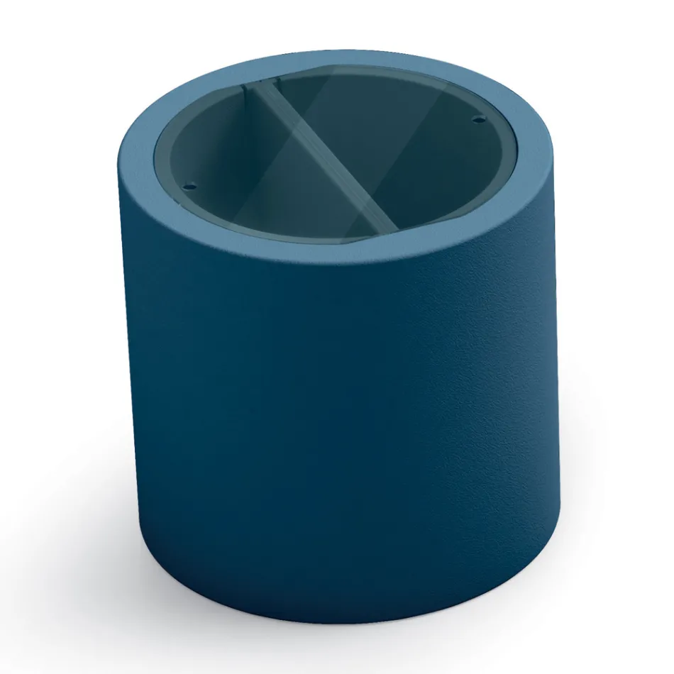 Masuta de cafea de gradina din polietilena cu container Made in Italy - Stracco Viadurini